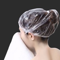 염색 샤워캡 비닐캡 위생모자 100매 일회용 미용실 헤어캡, 단품, 단품