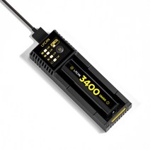 18650 AA AAA 충전지 S1 배터리 충전기 리튬이온, 1개