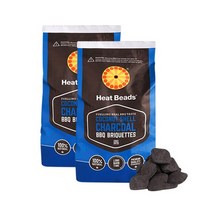 히트비드 코코넛 차콜 브리켓 숯 4kg 2개세트, 01.히트비드 코코넛 차콜브리켓(숯)4kg 2개