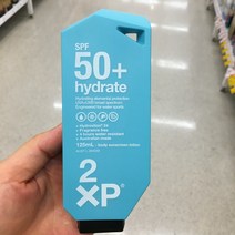 2XP SPF 50+ Hydrate Body Sunscreen Lotion 하이드레이트 바디 선크림 로션125mlx2팩, 1개, 125ml