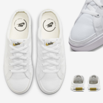 나이키 뮬 운동화 슬립온 코트레거시 화이트 230 275 여성 남성 우먼스 여름 국내배송 매장정품