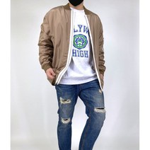 티나팬츠 남자빅사이즈 지퍼 테이프 바람막디 빅사이즈바람막이