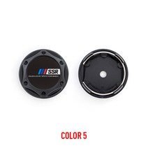 SSR 휠용 휠 센터 방진 로트당 4 68mm 휠캡 커버 스티커 자동차 너트 보호 야광세트 가드 허브, 5.COLOR 5