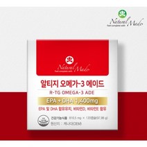 네츄럴메이드 알티지 오메가-3 에이드 120캡슐 캐나다산, 2개월  120캡슐