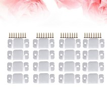 8pcs 유니버설 단면 소파 연동 가구 커넥터 16pcs 나사, 16개