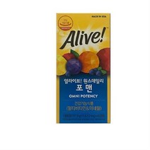 얼라이브 원스 데일리 포맨 멀티 비타민, 60정, 8개
