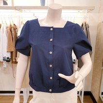 튜브 NC경산점 꼬임소매 시어스커 블라우스(TUBL238ZN78FRE02)