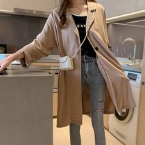 레귤러 여성자켓 여름재킷 면 봄여름가을 여자 롱자켓