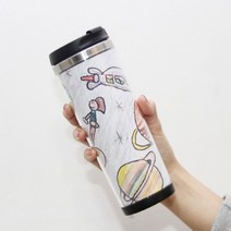 DIY 텀블러 만들기 꾸미기 속지 교환 그리기 스텐