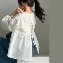 헤레이스 캉캉오픈 블라우스 YMSH23SS252