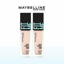 Hmall기획 메이블린 뉴욕 핏미 파운데이션 2개 세트, 110 포슬린/ 220 내츄럴 베이지