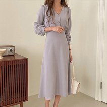 하객패션원피스 쉬폰롱원피스룩 하늘하늘청순원피스 4col opros2023855