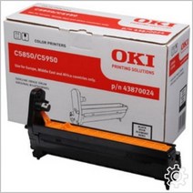 OKI 정품드럼 43870025 노랑 20K C5850n C5950n C5950N