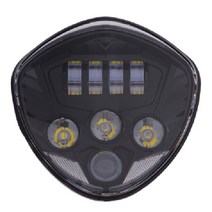 LED 헤드 라이트 키트 빅토리 오토바이 크로스 컨트리 8 볼 베가스 해머 판사 보드워크 등, black