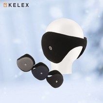 켈렉스 무지 왕귀마개 귀덮개 방한귀마개, 블랙