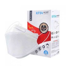 프리벤트 황사방역용 마스크 대형 KF 94 화이트, 10개입, 5개