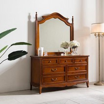 로코 유럽풍 엔틱 화장 와이드서랍장 고급가구 서랍식