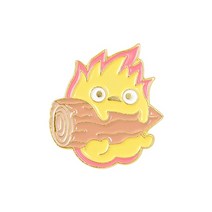 머플러 스카프 옷핀 뱃찌 혼주 브로치 broach 스튜디오 Ghibl 드래곤 에나멜 핀 귀여운 불꽃 엘프 애니메이션 옷깃 만화 배지 배낭 쥬얼리 팬들 선물 친구
