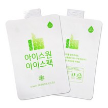 엄지부직포 수지없는 아이스팩 반제품 15x20cm 1000개+물주입기, 단품