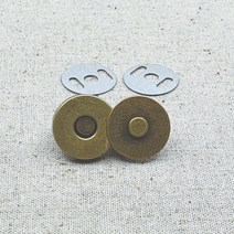 핀쿠션 NEW) 14mm 자석단추 가방단추 스냅단추 (1개), 엔틱