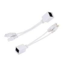 싸드 씨씨티비이몰 IP네트워크 장비 전용 POE 패시브 RJ45 DC 전원 최대 50M POE패치코드 아답터 어댑터 연장 전원+데이터 동시 전송 CCTV 씨씨티비 IP카메라 IP 인젝터 네트워크 카메라, POE 패치코드