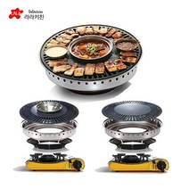 라라키친 연기안나는 다군다불판 고기불판 다군다직화구이기, 다군다불판 구이용+수납가방