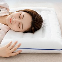 인체공학디자인 목주름완화 배게이탈방지 에어슬립배게 코튼필로우