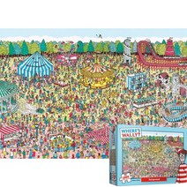 퍼즐피플 월리를찾아라 직소퍼즐, 월리를찾아라 놀이공원 1000P, 퍼즐유액 포함, 1000p