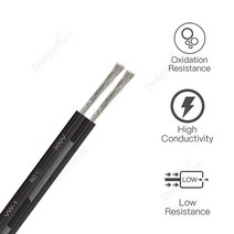 전기선 2 핀 LED 스트립 커넥터 케이블 SM JST 28 26 24 AWG 주석 도금 구리 와이어 장난감 자동차 배터리 태양 전지 패널용, [03] black, [02] 26AWG, [01] 5m