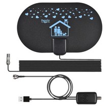 위성안테나 공중파안테나 uhd안테나 HD 디지털 실내 증폭 TV 안테나 2000 마일 HDTV 신호 DVB-T2 수신기 Dr, 01 Combo Package