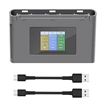 일본직발송 2. GREENF TAORICUP DJI MINI 2MINISE 드론 대응 양방향 충전 허브 충전기 디지털 디스플레이, One Size, One Color