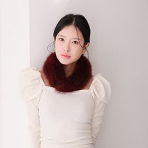 노엘퍼 사가폭스 머플러 퍼 목도리 여성 겨울