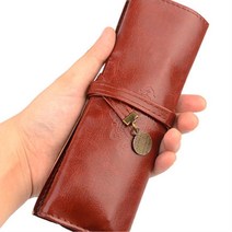 클래식한 공방 가죽 필통 고등학생필통 필통선물 어린이필기구 필통파우치