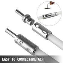 실내화목난로 벽난로 백패킹화목난로 경량 소형 중형 100cm/39.5in 3pcs 10 피트 유연한 막대 굴뚝 청소 브, 한개옵션0