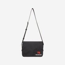 [New Best] 발렌시아가 익스플로러 스몰 자수 메신저백 블랙 Balenciaga Explorer Small Embroidered Messenger Bag Black 38484