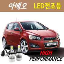 하이퍼포먼스 아베오 LED전조등(안개등) 8000루멘 6000K, 선택1.LED안개등 H8(H11) - 1세트