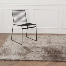 바보사랑 물세탁 국산 모던 샤기 블랙 투톤 거실 러그 100X150cm.투에이치카페트(무료배송)
