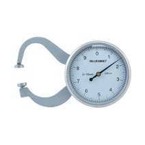 블루텍 다이얼캘리퍼게이지 BD-G10 평면측정 종이 비닐 금속판 고무 두께게이지 토탈공구, 1개