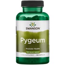 Swanson Pygeum Prostate Uninary Bladder Health 500 Milligrams 100 Capsules