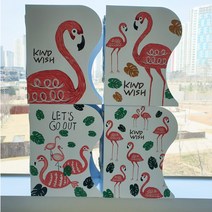 플라밍고 철제 철재 이쁜 예쁜 길이조절 자바라 간이 사무실 책상 책장 사물함 책 정리 책꽂이 미니 책 꽂이 신박한 책상정리, 3번