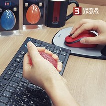 반석스포츠 악력볼 악력기 근력운동 재활운동 그립볼, ① 블루(강)