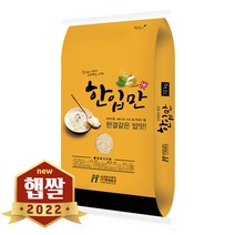 현대농산 2022년 햅쌀 국산 한입만 백미 쌀 10kg 상등급, 1포