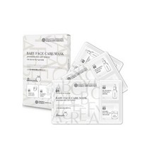 아세틸헥사펩타이드 유산균팩 기능성 수분 보습 마스크팩 베이비페이스 케어 피부관리 X 3매 1통