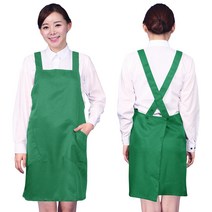 영업 업소 한식당 행사 서빙 앞치마 AE26, FREE, AE26 검정(단추)