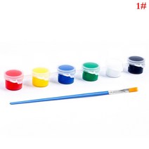 아크릴물감 대용량 데코 푸어링 아트 친환경 페인트 DIY 수제 페인팅 미술 재료 공예 도구 그래피티 안료 6 가지 색상, 1.A