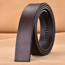남성용 캐주얼 정장 캐쥬얼 가죽 벨트고품질 소가죽 벨트 남성용 자동 버클 벨트 버클 없음 패션 정품 가