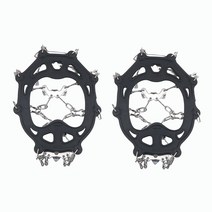Durable Shoe Crampons Classic Delicate 19 Teeth Outdoor Climbing Anti Slip Walk Traction Cleats with, [03] XL