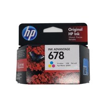 HP 정품잉크 Deskjet ink advantage 3545 e-복합기 칼라 (No.678), 1개