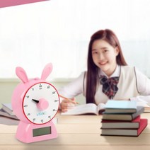 타임타이머 다이얼타이머 아날로그타이머 수동 기계식 요리용 계란, 핑크