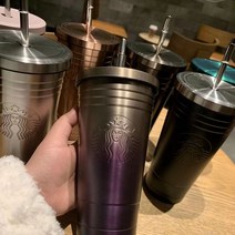 스타벅스 빨대 텀블러 콜드컵, 실버